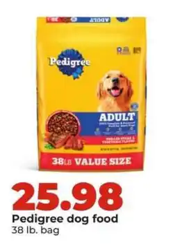 Hy-Vee Pedigree Dog Food offer