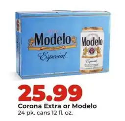Hy-Vee Corona Extra or Modelo offer