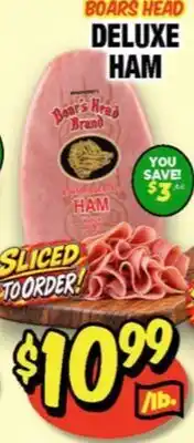 Western Beef BOAR'S HEAD DELUXE HAM offer
