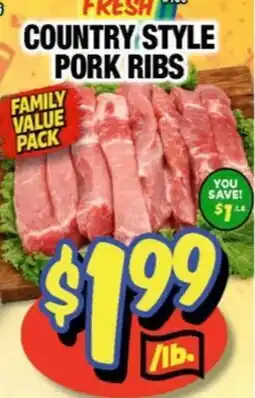 Western Beef COUNTRY STYLE PORK RIBS offer
