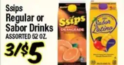 Western Beef Ssips Regular or Sabor Drinks offer