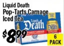 Western Beef Liquid Death Pop-Tarts Carnage Iced Tea offer
