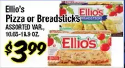 Western Beef Ellio's Pizza or Breadsticks offer