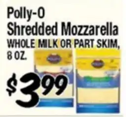 Western Beef Polly-O Shredded Mozzarella offer