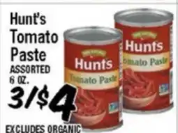 Western Beef Hunt's Tomato Paste offer