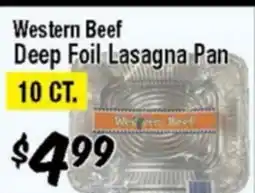 Western Beef Western Beef Deep Foil Lasagna Pan offer