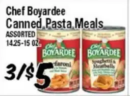 Western Beef Chef Boyardee Canned Pasta Meals offer