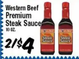 Western Beef Western Beef Premium Steak Sauce offer