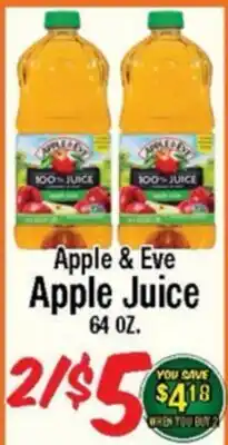 Western Beef Apple & Eve Apple Juice offer