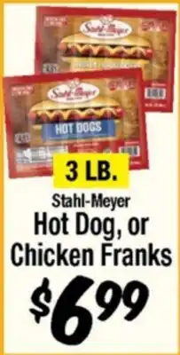 Western Beef Stahl-Meyer Hot Dog, or Chicken Franks offer