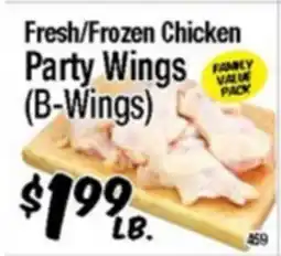 Western Beef Fresh/Frozen Chicken Party Wings (B-Wings) offer