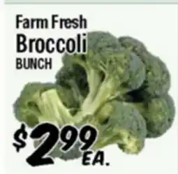 Western Beef Farm Fresh Broccoli BUNCH offer