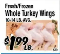 Western Beef Fresh/Frozen Whole Turkey Wings offer