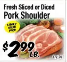 Western Beef Fresh Sliced or Diced Pork Shoulder offer