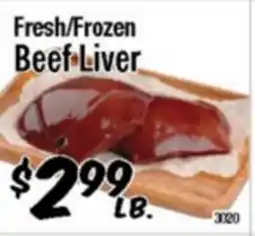 Western Beef Fresh/Frozen Beef Liver offer