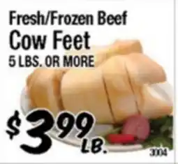Western Beef Fresh/Frozen Beef Cow Feet offer