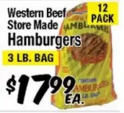 Western Beef Western Beef Store Made Hamburgers offer