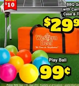 Western Beef BBQ Gen with Carry Case & T offer