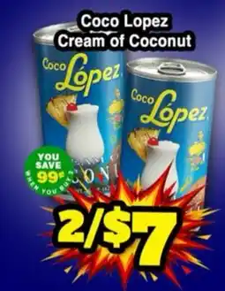 Western Beef Coco Lopez Cream of Coconut offer