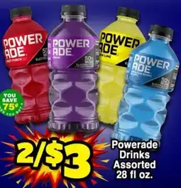 Western Beef Powerade Drinks offer