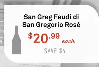 Standard Market San Greg Feudi di San Gregorio Rosé offer