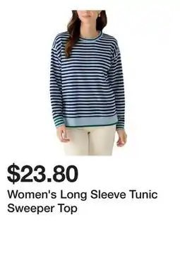 Belk Women's Long Sleeve Tunic Sweeper Top offer