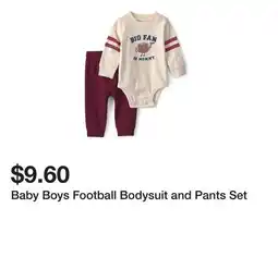 Belk Baby Boys Football Bodysuit and Pants Set offer