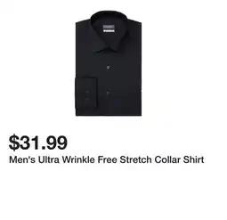 Belk Men's Ultra Wrinkle Free Stretch Collar Shirt offer