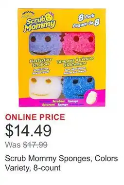 Costco Scrub Mommy Sponges, Colors Variety, 8-count offer