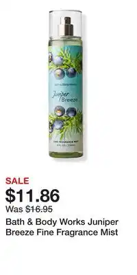 Ulta Beauty Bath & Body Works Juniper Breeze Fine Fragrance Mist offer