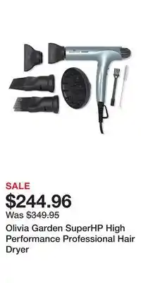 Ulta Beauty Olivia Garden SuperHP High Performance Professional Hair Dryer offer