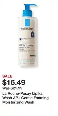 Ulta Beauty La Roche-Posay Lipikar Wash AP+ Gentle Foaming Moisturizing Wash offer