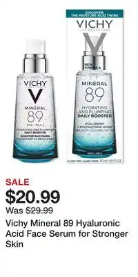 Ulta Beauty Vichy Mineral 89 Hyaluronic Acid Face Serum for Stronger Skin offer