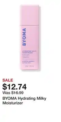 Ulta Beauty BYOMA Hydrating Milky Moisturizer offer