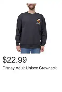 Costco Disney Adult Unisex Crewneck offer