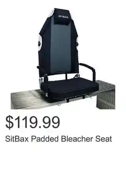 Costco SitBax Padded Bleacher Seat offer