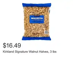 Costco Kirkland Signature Walnut Halves, 3 lbs offer