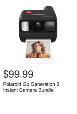 Costco Polaroid Go Generation 3 Instant Camera Bundle offer