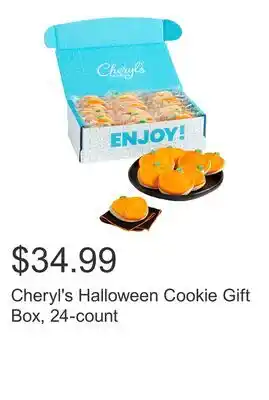 Costco Cheryl's Halloween Cookie Gift Box, 24-count offer