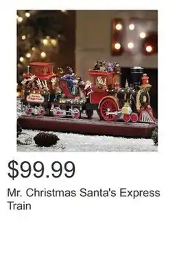 Costco Mr. Christmas Santa's Express Train offer