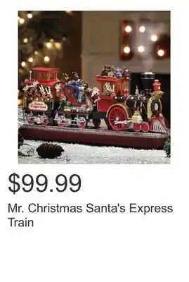 Costco Mr. Christmas Santa's Express Train offer