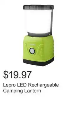 Costco Lepro LED Rechargeable Camping Lantern offer