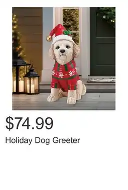 Costco Holiday Dog Greeter offer