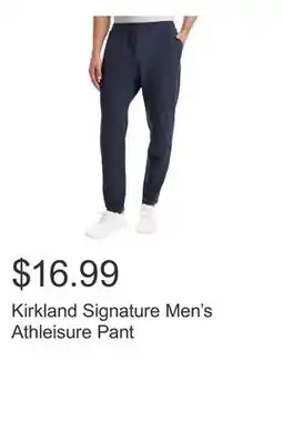 Costco Kirkland Signature Men's Athleisure Pant offer