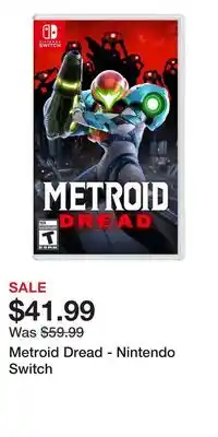 Game Stop Metroid Dread - Nintendo Switch offer