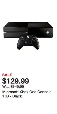 Game Stop Microsoft Xbox One Console 1TB - Black offer