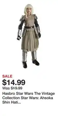 Game Stop Hasbro Star Wars The Vintage Collection Star Wars: Ahsoka Shin Hati 3.75-in Action Figure offer