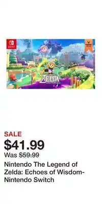Game Stop Nintendo The Legend of Zelda: Echoes of Wisdom- Nintendo Switch offer