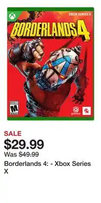 Game Stop Borderlands 4: - Xbox Series X offer