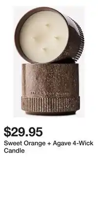 Bath & Body Works Sweet Orange + Agave 4-Wick Candle offer